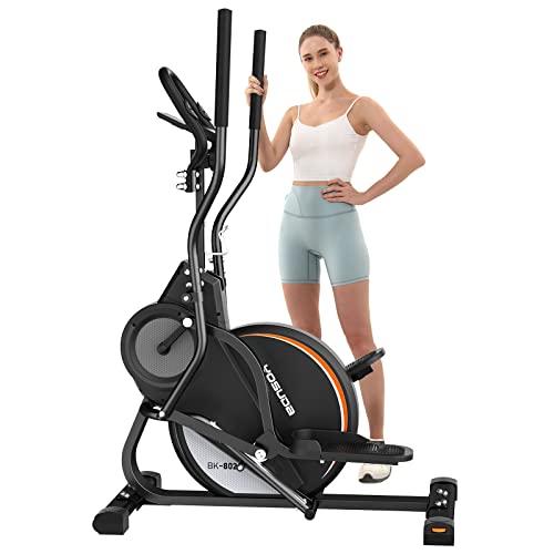 3-in-1 Elliptical Machine Stair Stepper Trainer with 16 Resistance H539