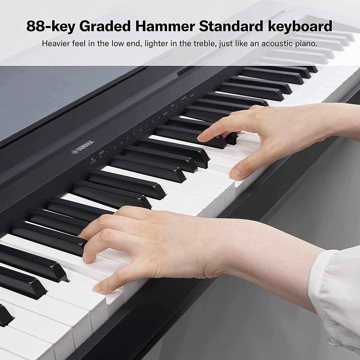 Black 88 Weighted Keys Digital Piano I130
