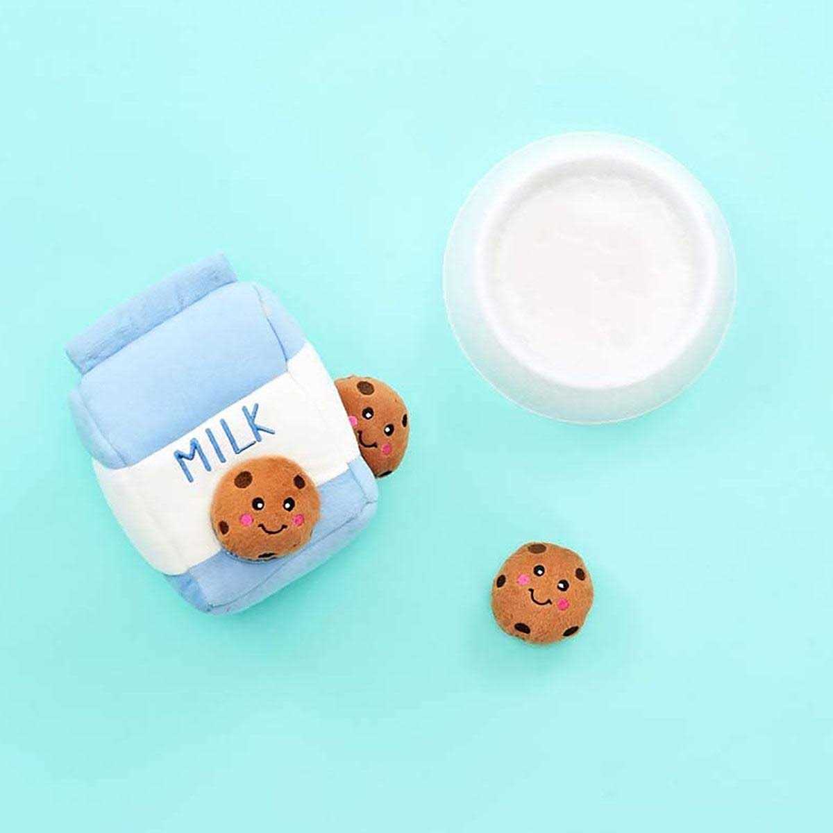 Milk and Cookies Dog Toy P74764