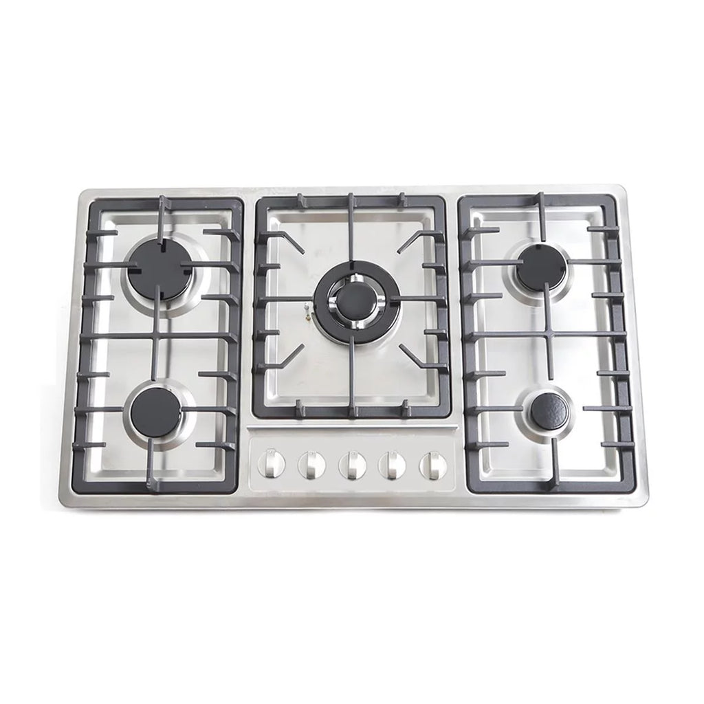 Stainless Steel 5 Burner Gas Cooktop Z266931