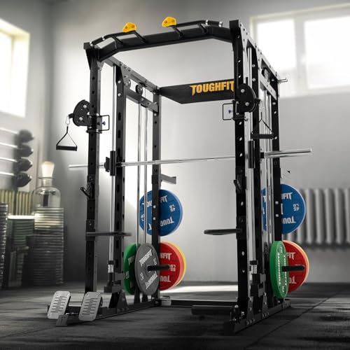 All-in-One Smith Machine with Adjustable Cable Crossover System H657