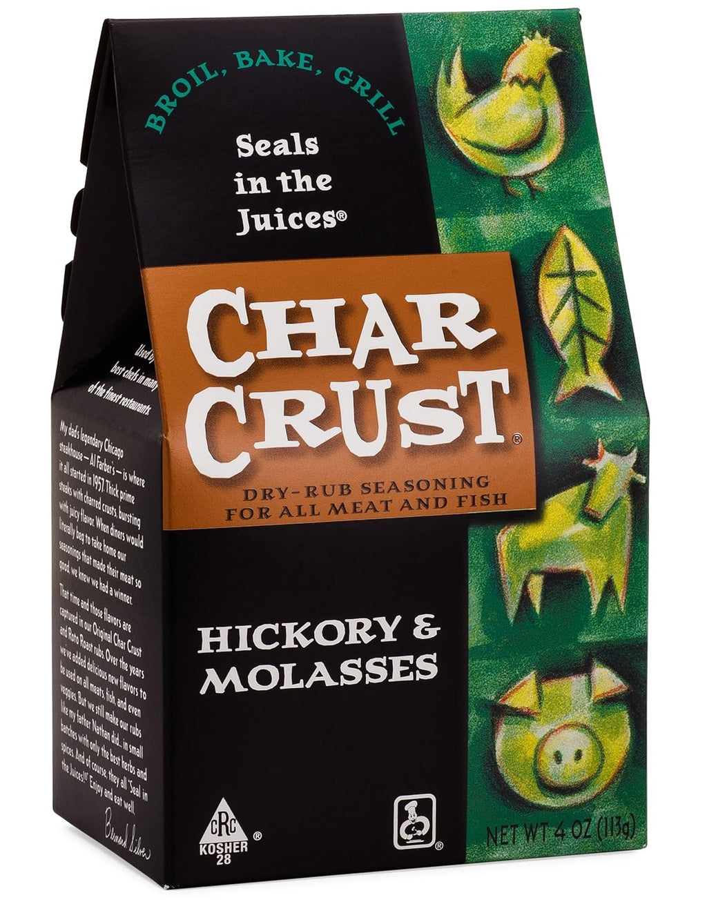 Dry-Rub Seasoning, Hickory and Molasses, 4 Oz N67159