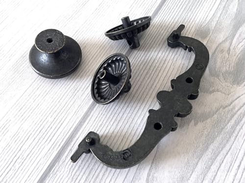 4.5" Antique Black Bronze Cabinet Pull G903