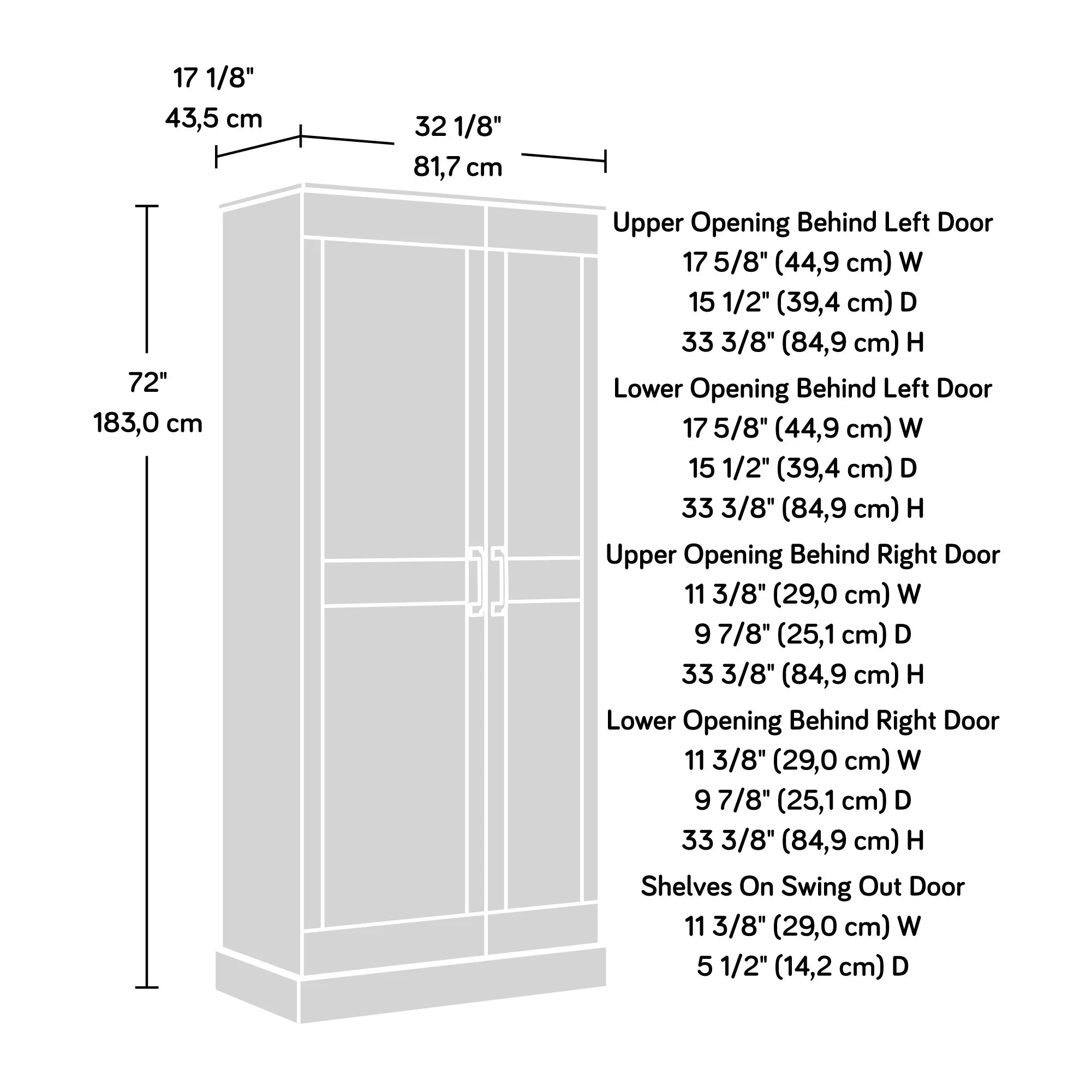 Spring Maple Finish Storage Cabinet O57552