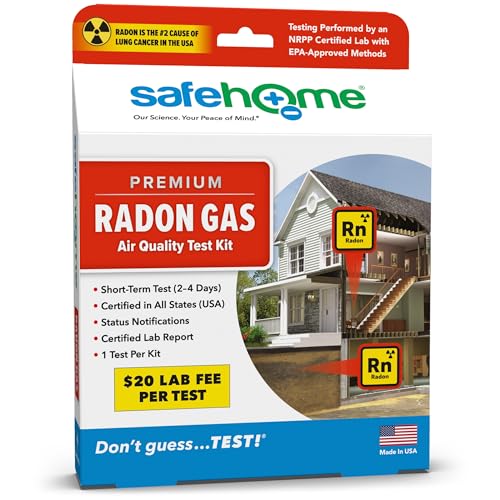 Radon Test Kit – 1 Short-Term Test Per Kit E696249
