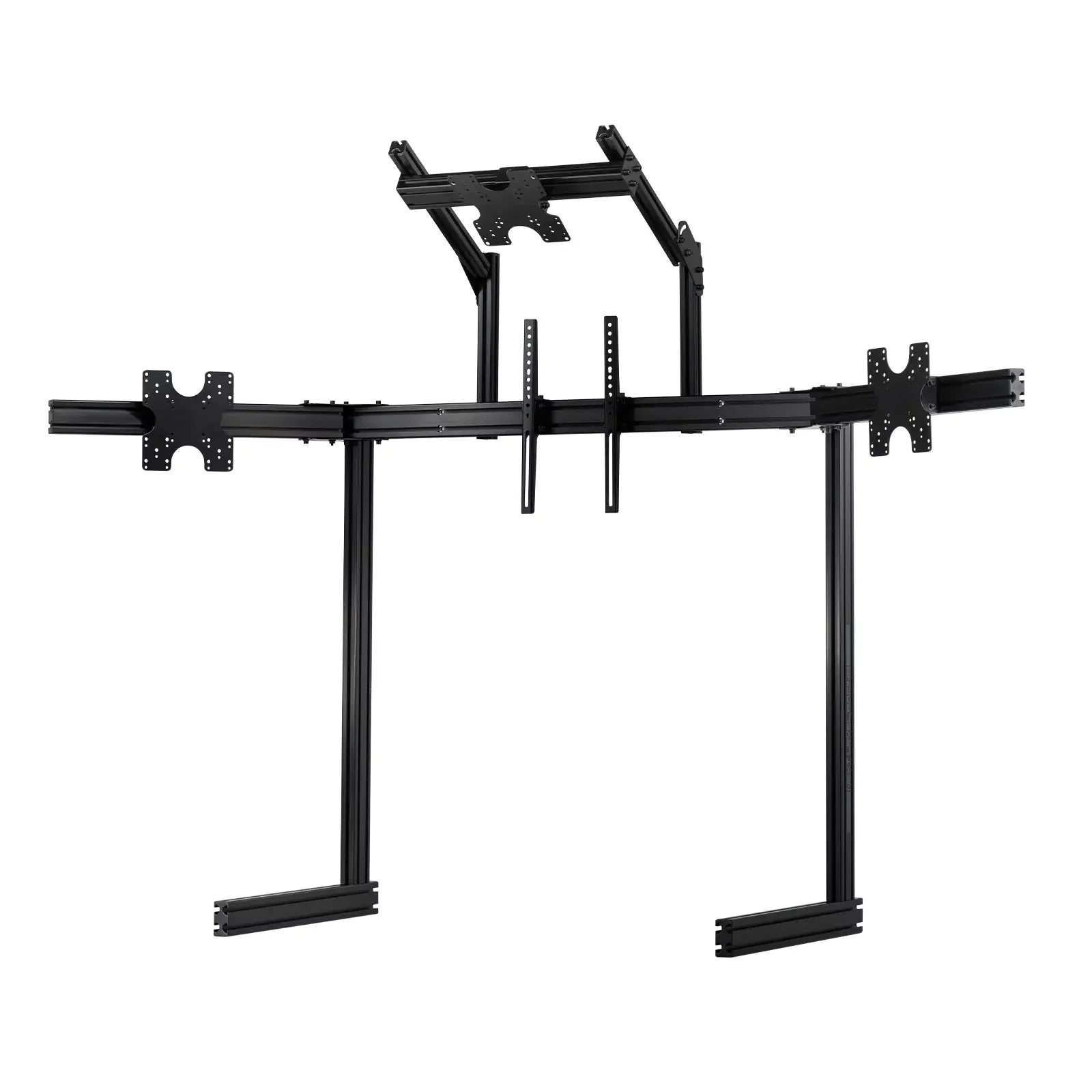 Black Quad Monitor Stand A4619