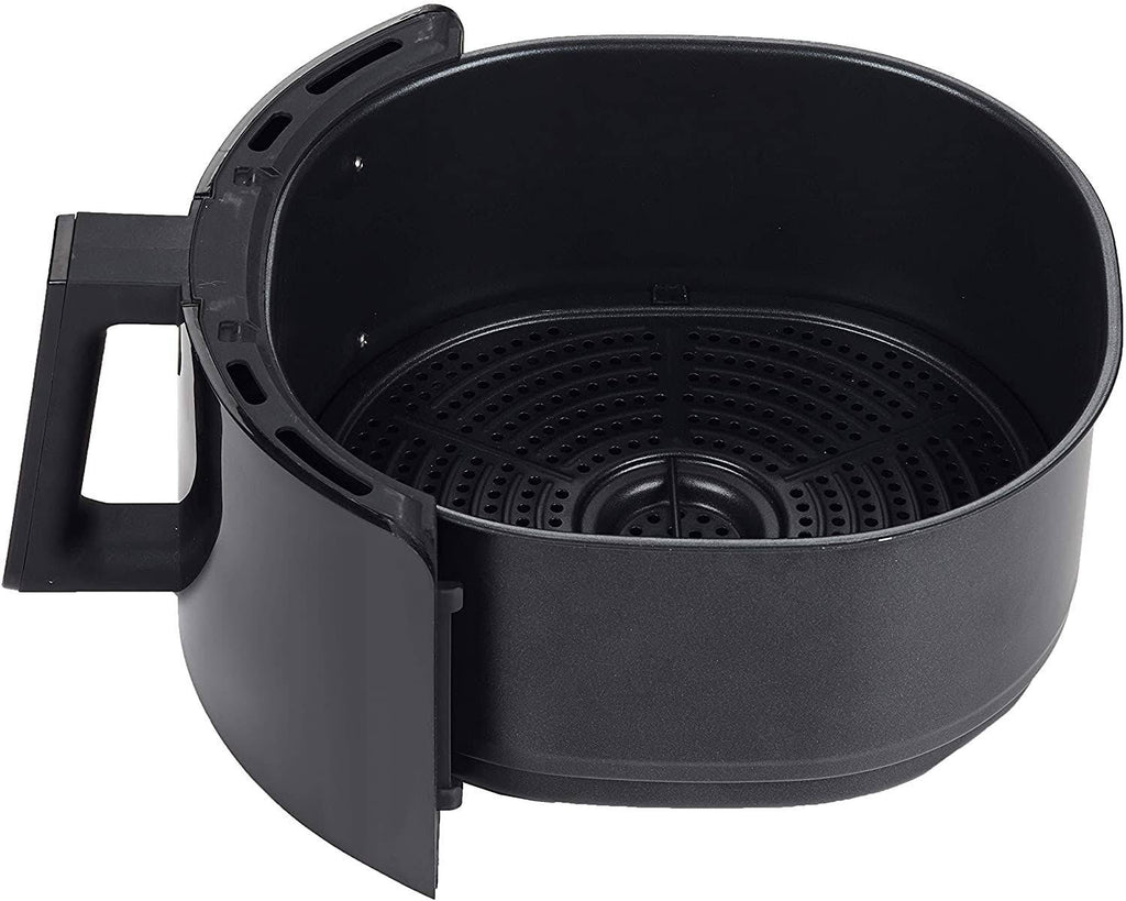 7 qt Electric Air Fryer with Dehydrator Black Silver D19626