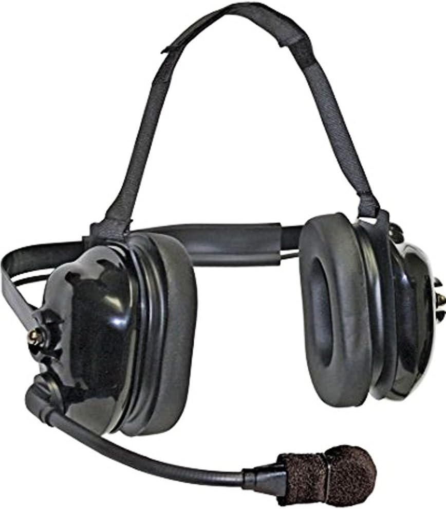Dual-Muff Headset with FlexBoom Microphone, Foam Pads and Black Earshells R27624