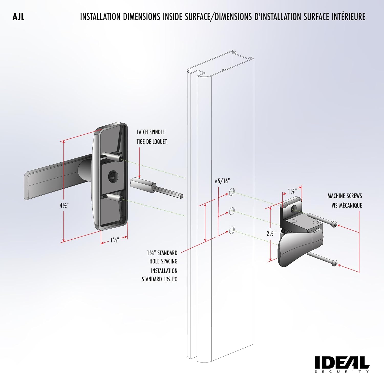 Satin Nickel Door Lever (2-Piece Set) D901534
