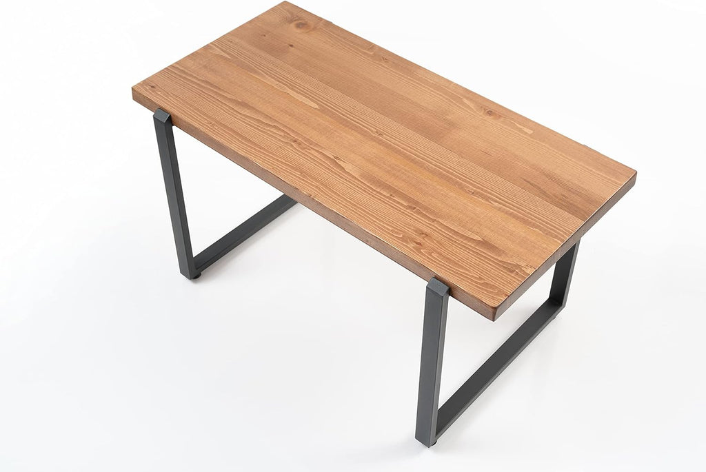 39'' Live Edge Solid Wood Rustic Coffee Table N237