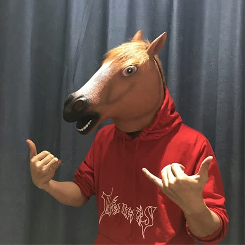 Latex Horse Head Mask P601