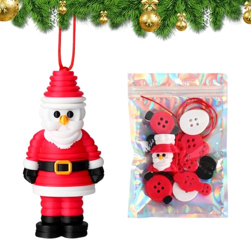 DIY Christmas Button Ornament Making Set, 4PCS L356600