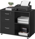 Black 3 Drawer Lateral Filing Cabinet H62144