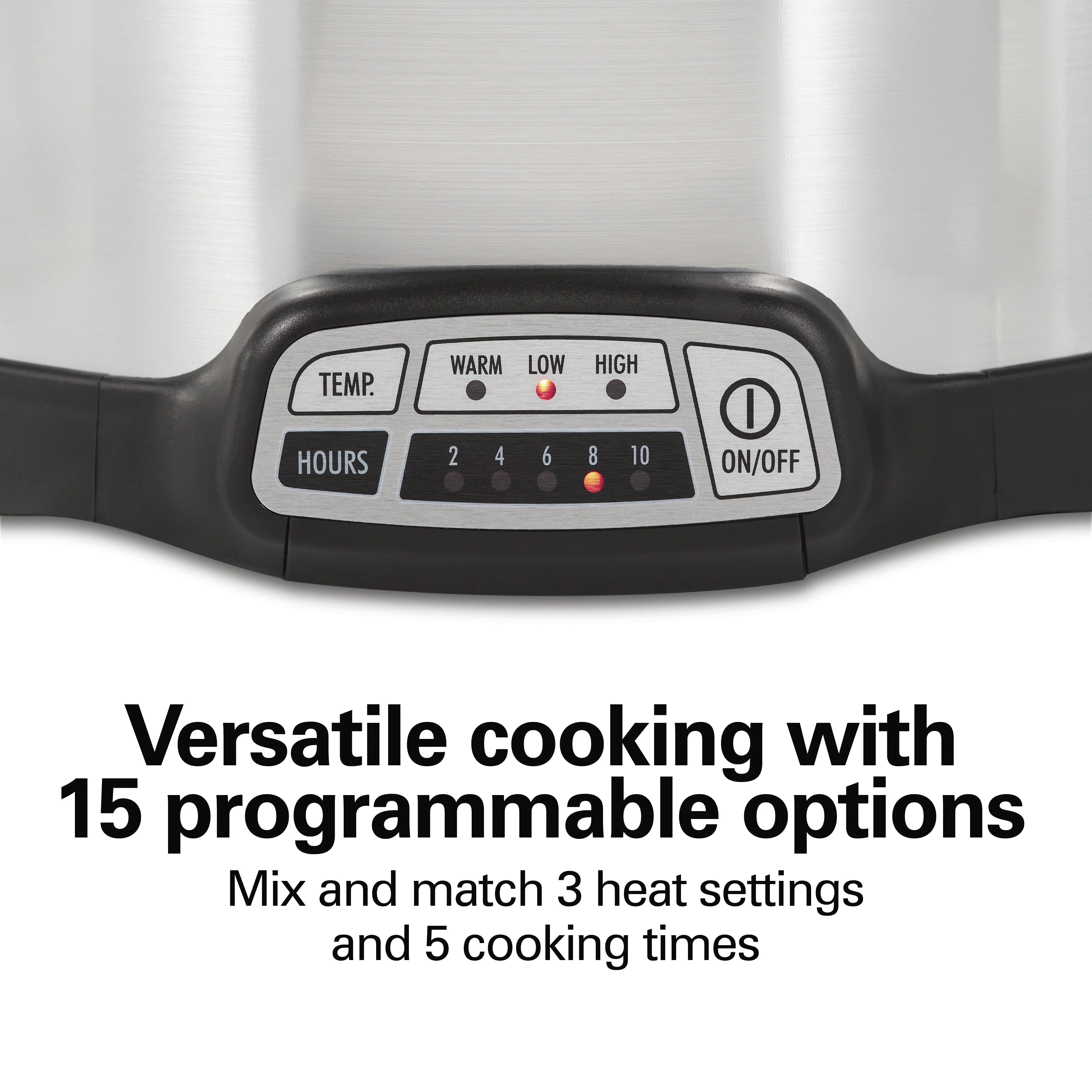 6 Quart Programmable Slow Cooker with Removable Crock T5282