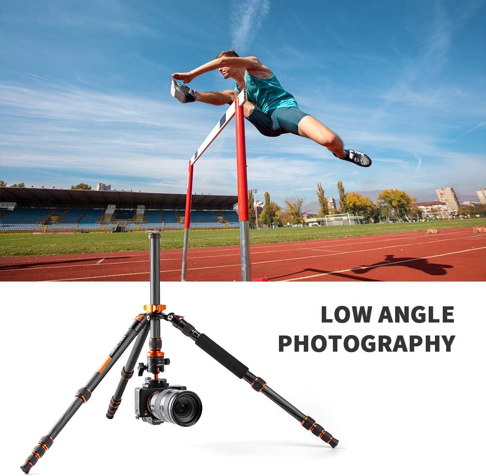 68" Carbon Fiber Camera Tripod with Metal Ball Head and Quick Release Plate M70370