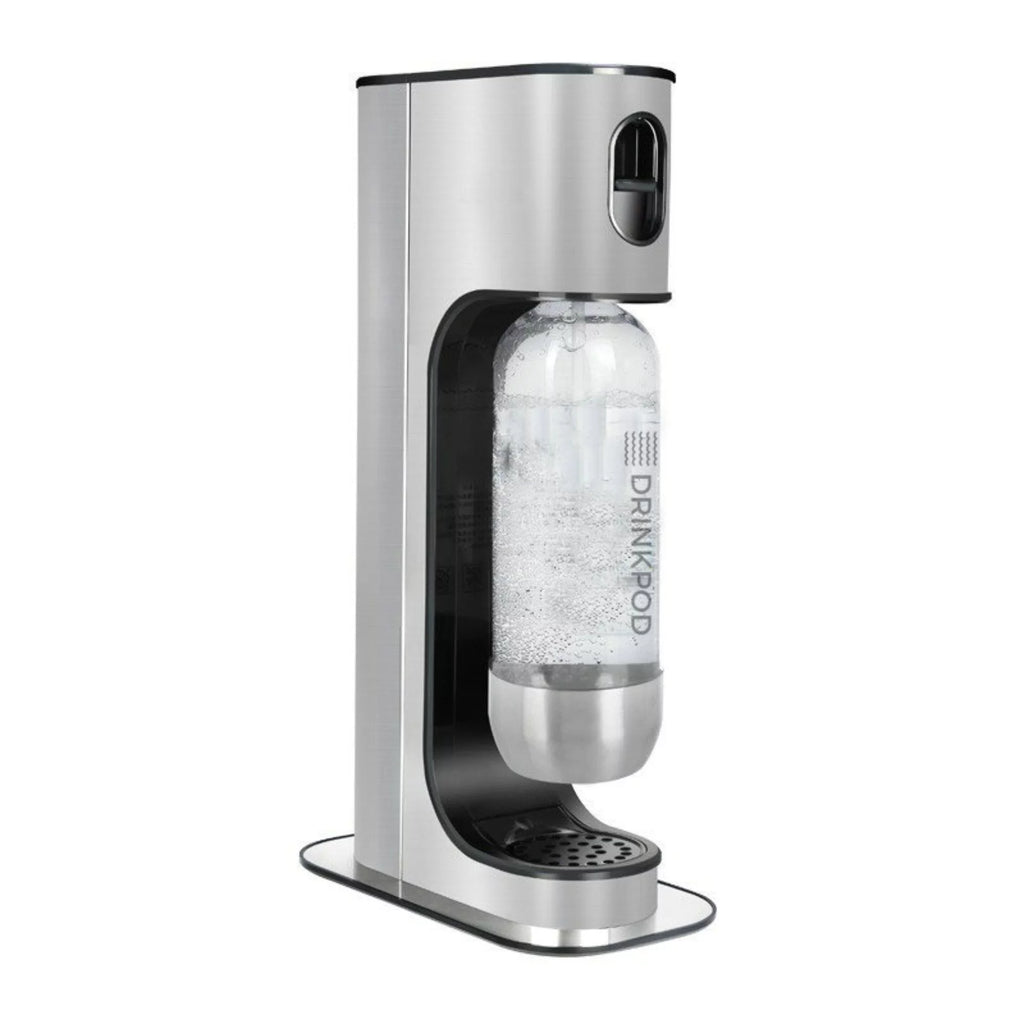 Stainless Steel Sparkling Water Machine with 1 CO2 Cylinder and 3 Bottles C552251
