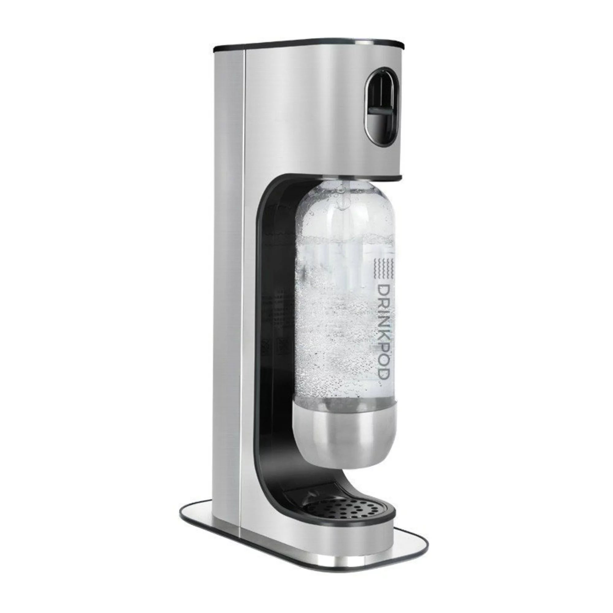 Stainless Steel Sparkling Water Machine with 1 CO2 Cylinder and 3 Bottles C552251