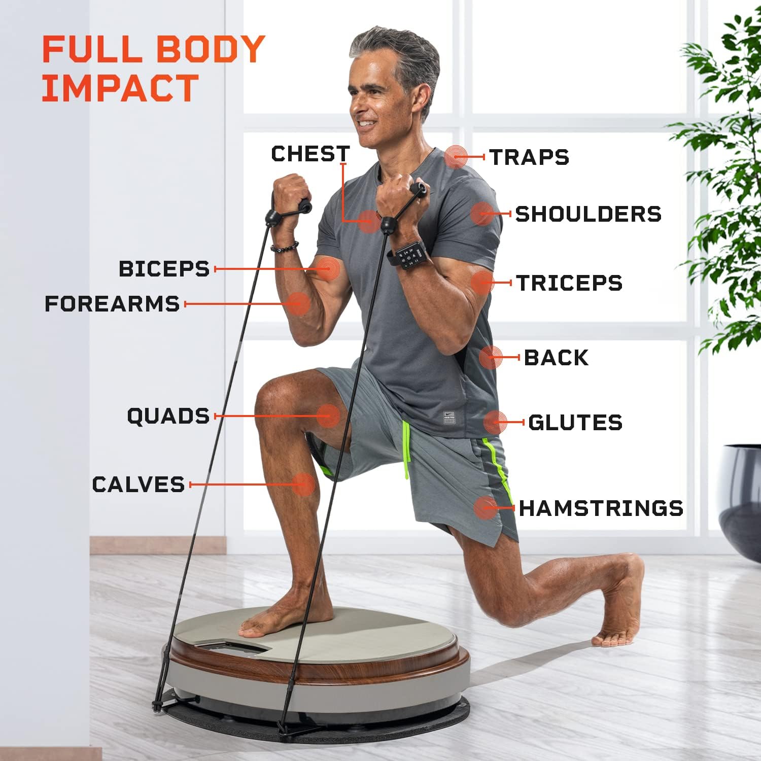 Vibration Plate Exercise Machine Q13737