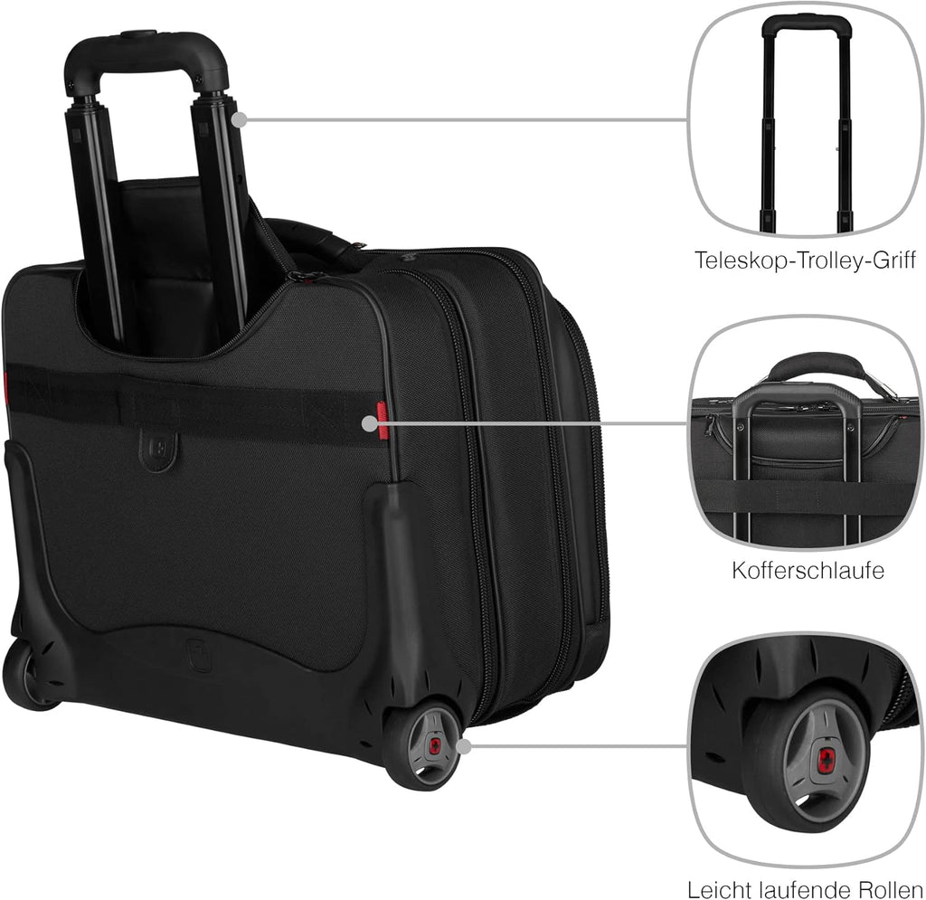 Rolling Case Blk Up To 17IN Laptop D392753