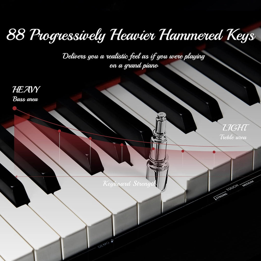 88 Keys Digital Piano Weighted Keys A99414