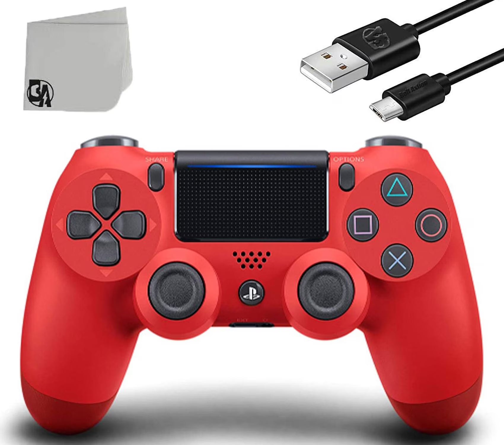 Red Wireless Controller with Charging Cable Z92570