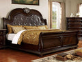 Brown Cherry Eastern King Size Bed R530606