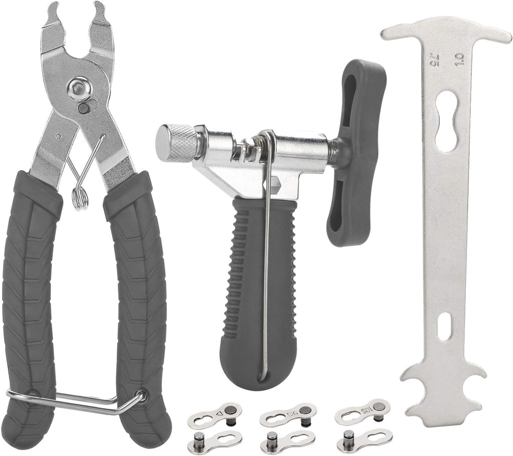 Bike Repair Chain Tool Set with Chain Checker and Link Plier X998929