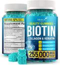 Biotin Multivitamin Gummies for Hair, Skin & Nails with Collagen & Keratin - 60 Psc S286