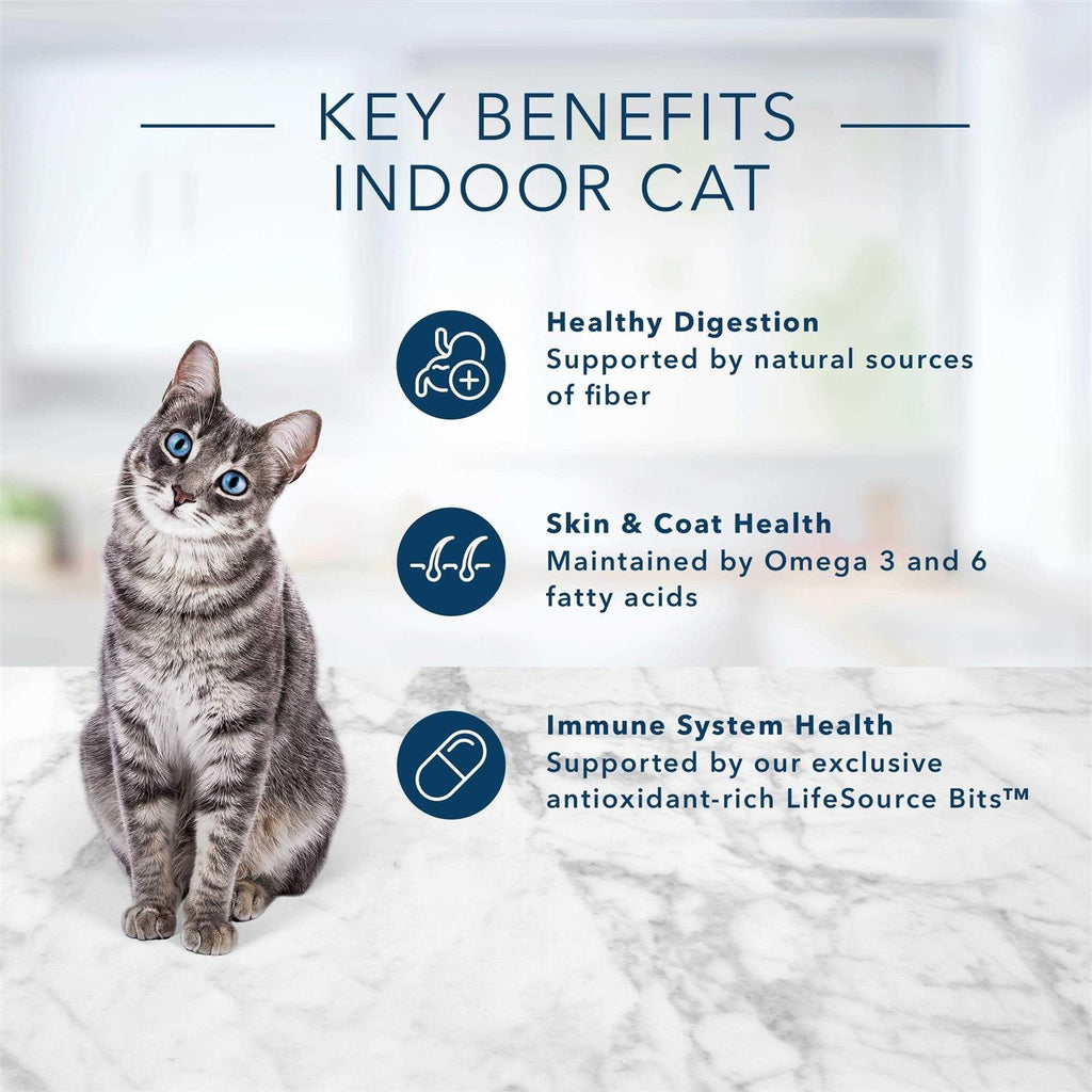 Blue Buffalo Indoor Health Adult Cat Food Chicken & Brown Rice Recipe D3383