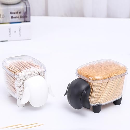 Sheep Shaped Toothpick Cotton Swab Storage Box W744