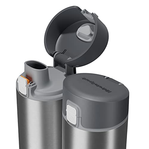 Black 21oz Smart Water Bottle with Bluetooth L60073