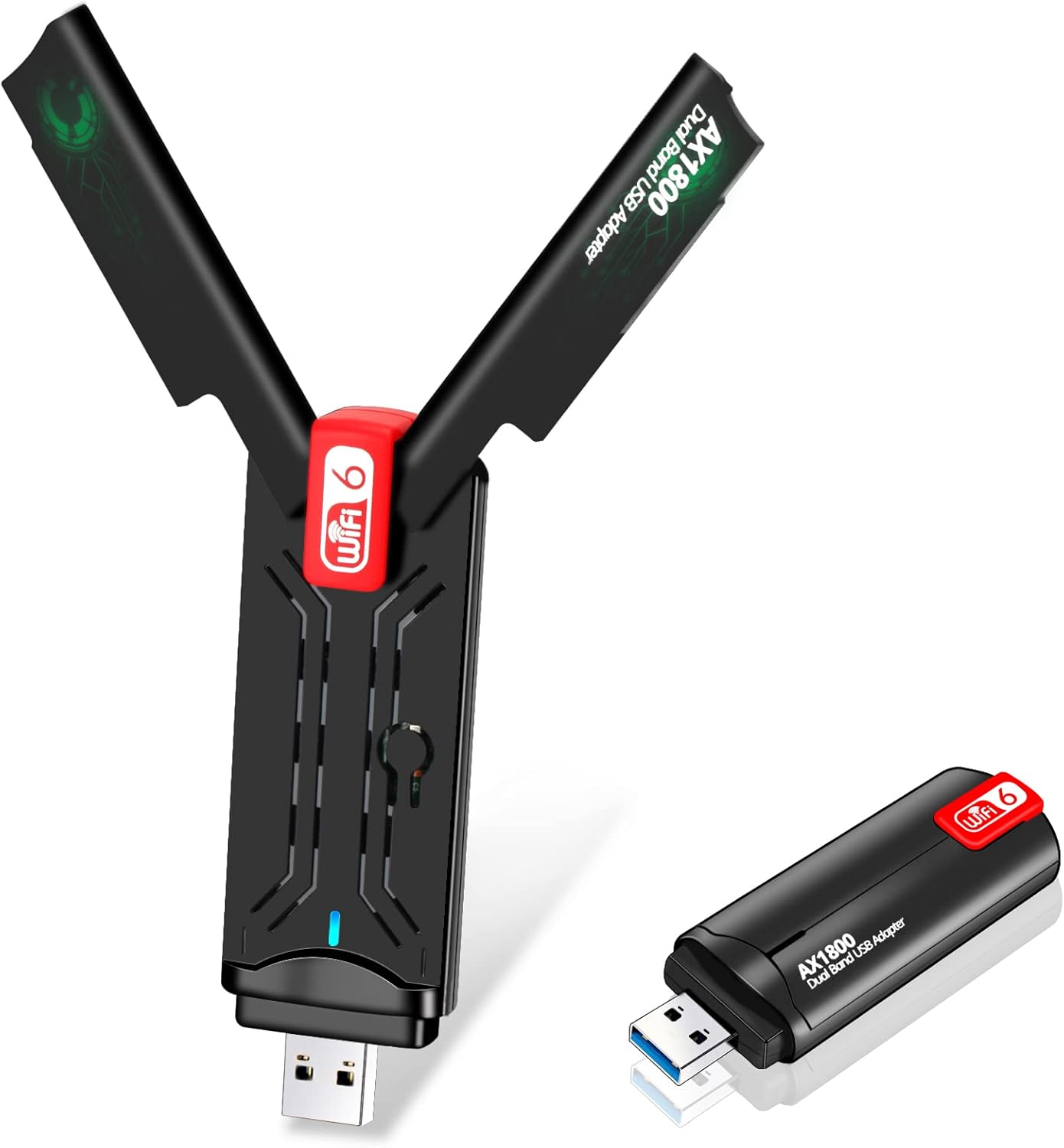 AX1800Mbps Dual Band USB 3.0 WiFi 6 Adapter Pack of 2 P585