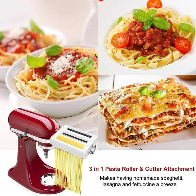 Pasta Maker Attachment for KitchenAid Stand Mixers 3 in 1 Set Q419