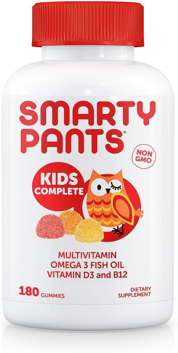 Gluten Free Multivitamin & Omega 3 Fish Oil Gummy Vitamins (180 Count) A8074