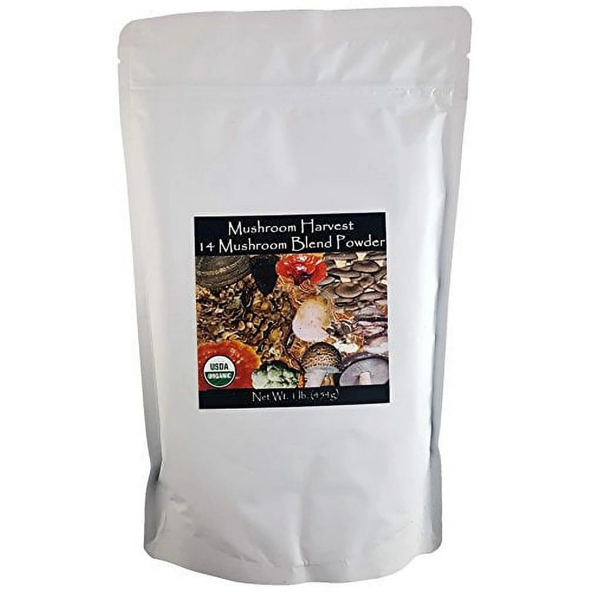 14 Mushroom Blend Powder Certified Organic 1lb. L59339