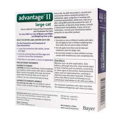 Advantage II Flea Treatment Cats S417
