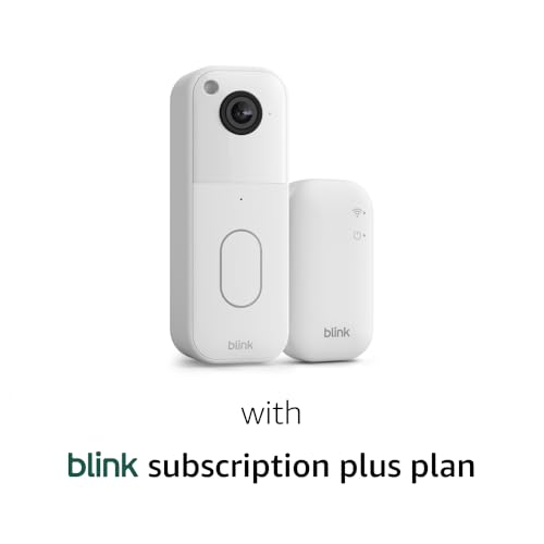 Black Video Doorbell with Sync Module Core V554