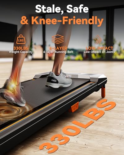 Compact Under Desk Treadmill with Remote Control Q12313