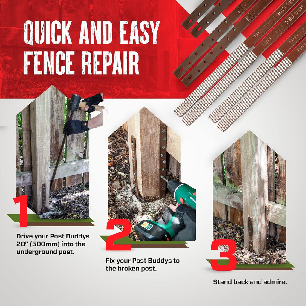 Pack of 8 Wood Post Repair S598