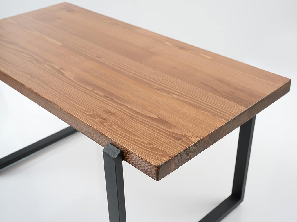 39'' Live Edge Solid Wood Rustic Coffee Table N237