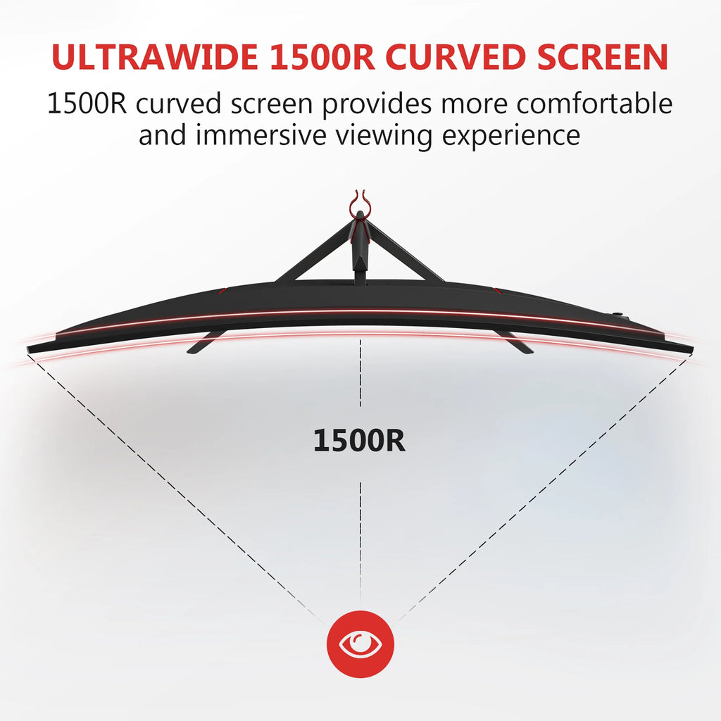 27-Inch Curved Gaming Monitor 240Hz 1ms Full HD LED Monitor G137022