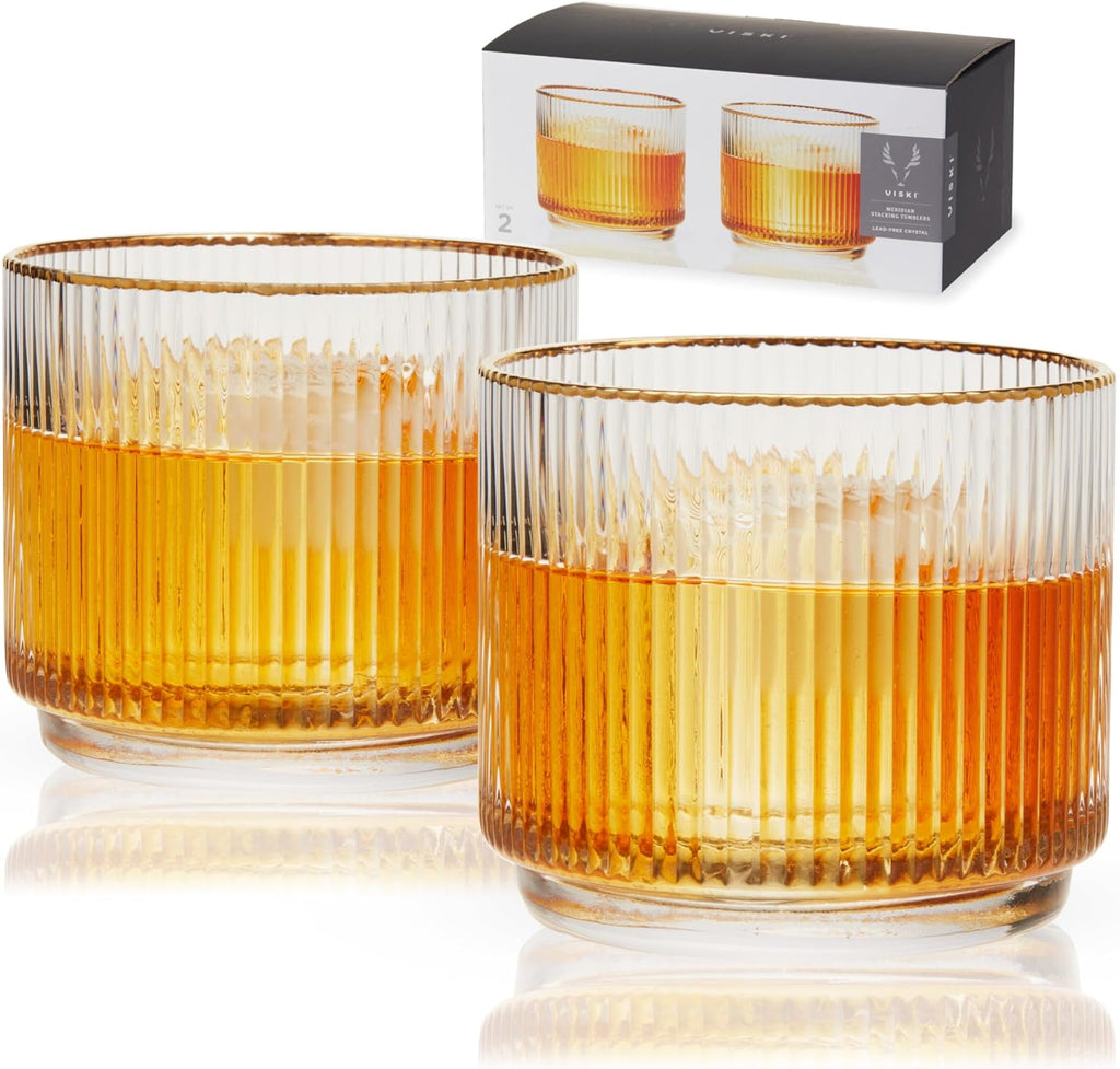 Crystal Lowball Tumblers 12oz Set of 2 Z299