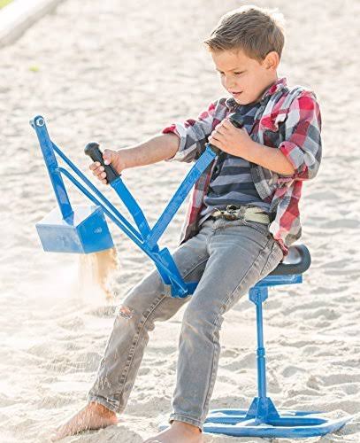 Blue Sandbox Backhoe Toy R6817