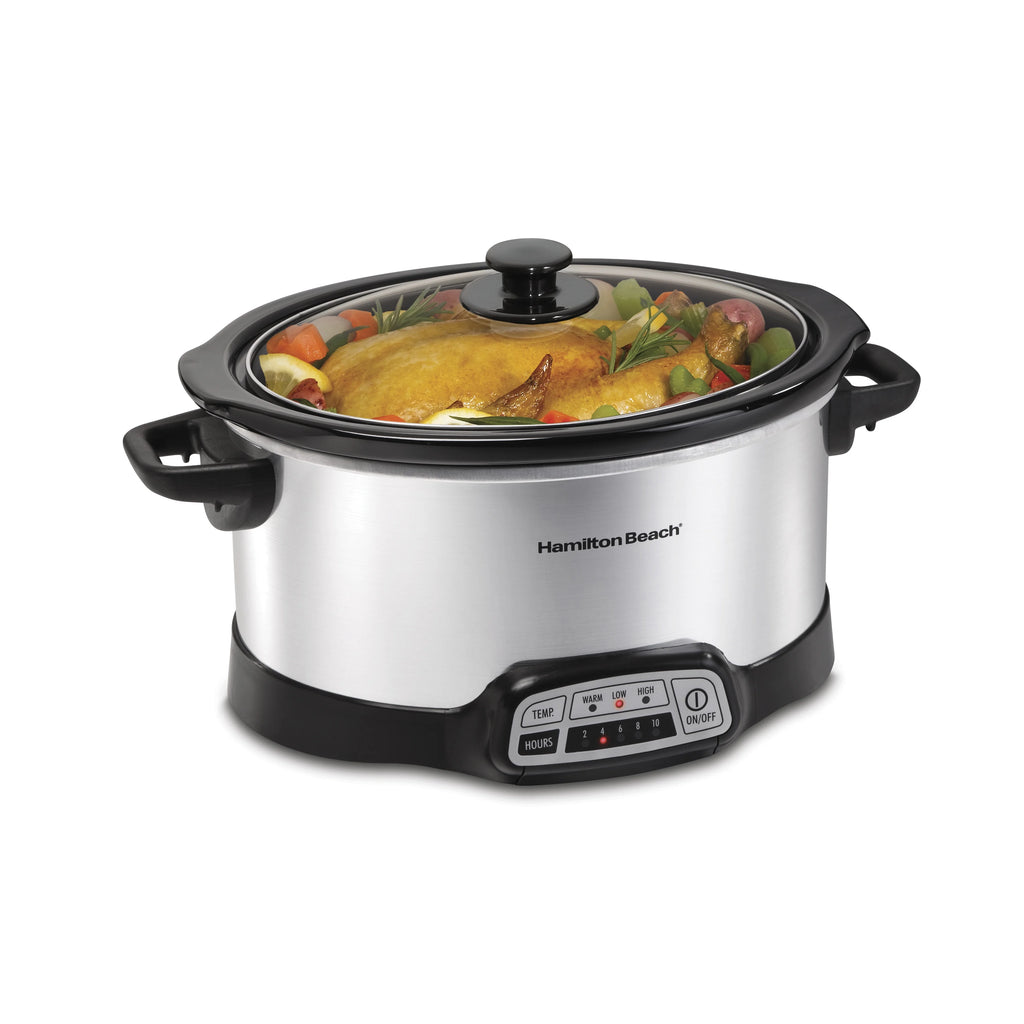 6 Quart Programmable Slow Cooker with Removable Crock T5282