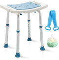 Shower Stool with Shower Head Holder, 350LBS Capacity Y419588