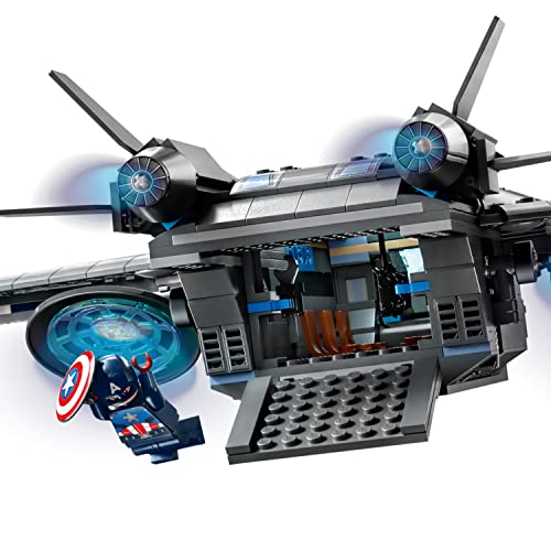 LEGO Marvel The Avengers Quinjet Spaceship Building Toy Set with Minifigures L520