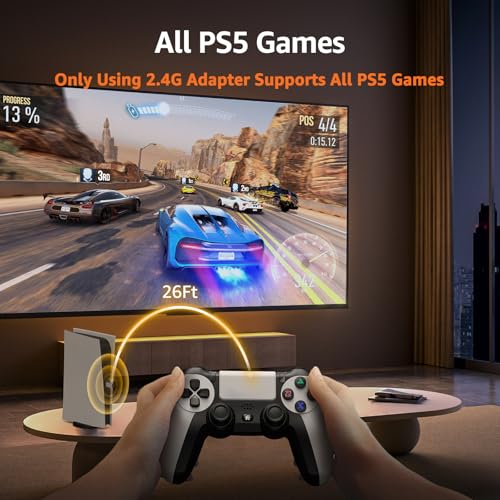 Wireless Controller for PS-5 Console with 3.5mm Audio Jack A803