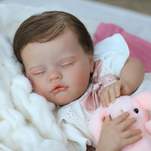20 inch Weighted Full Vinyl Reborn Baby Doll W488806