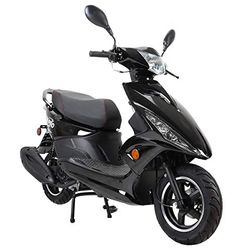 150 Moped Street Gas Moped Adult Bike with 10" Aluminum Wheels Q388411