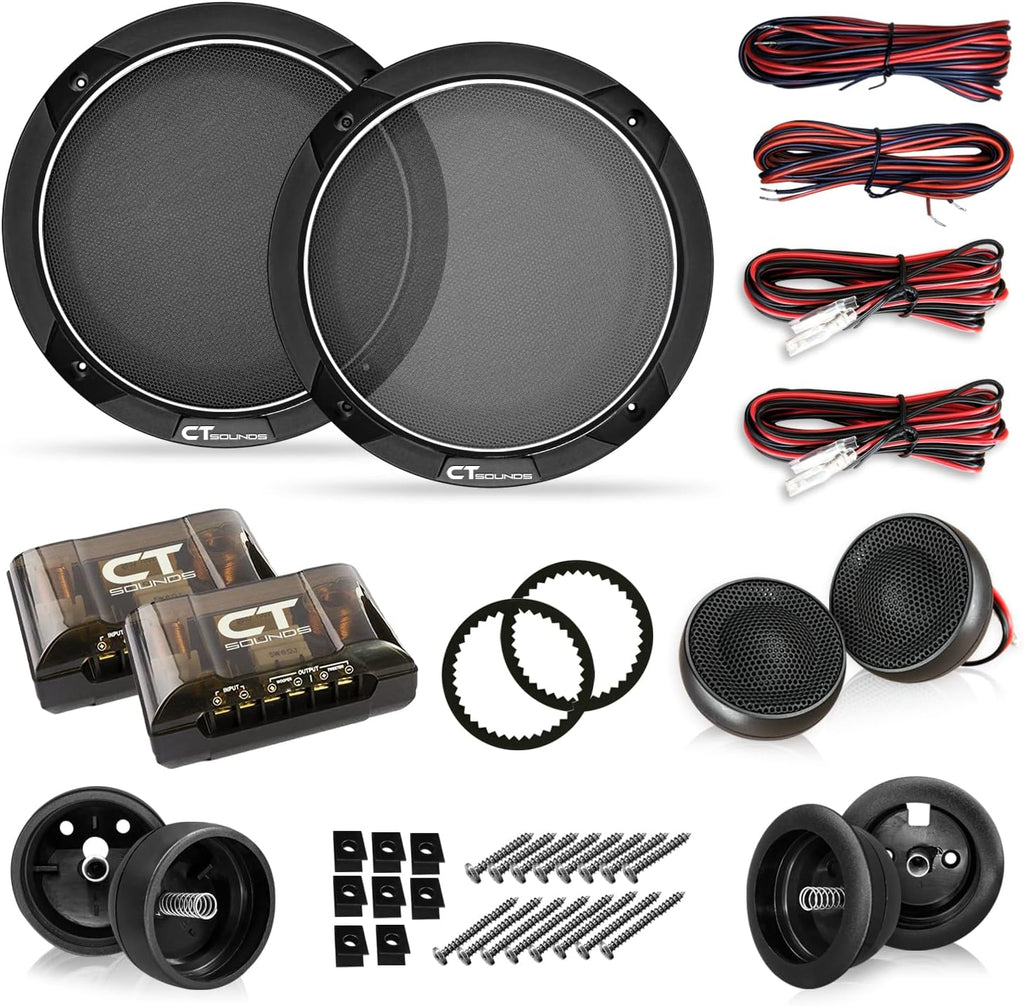 2-Way 6.5” 320 Watt Component Car Speaker Set L635648